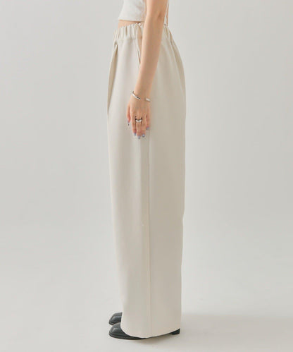 花呢荷葉邊吊帶上衣套裝