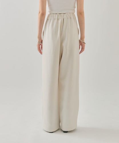 花呢荷葉邊吊帶上衣套裝