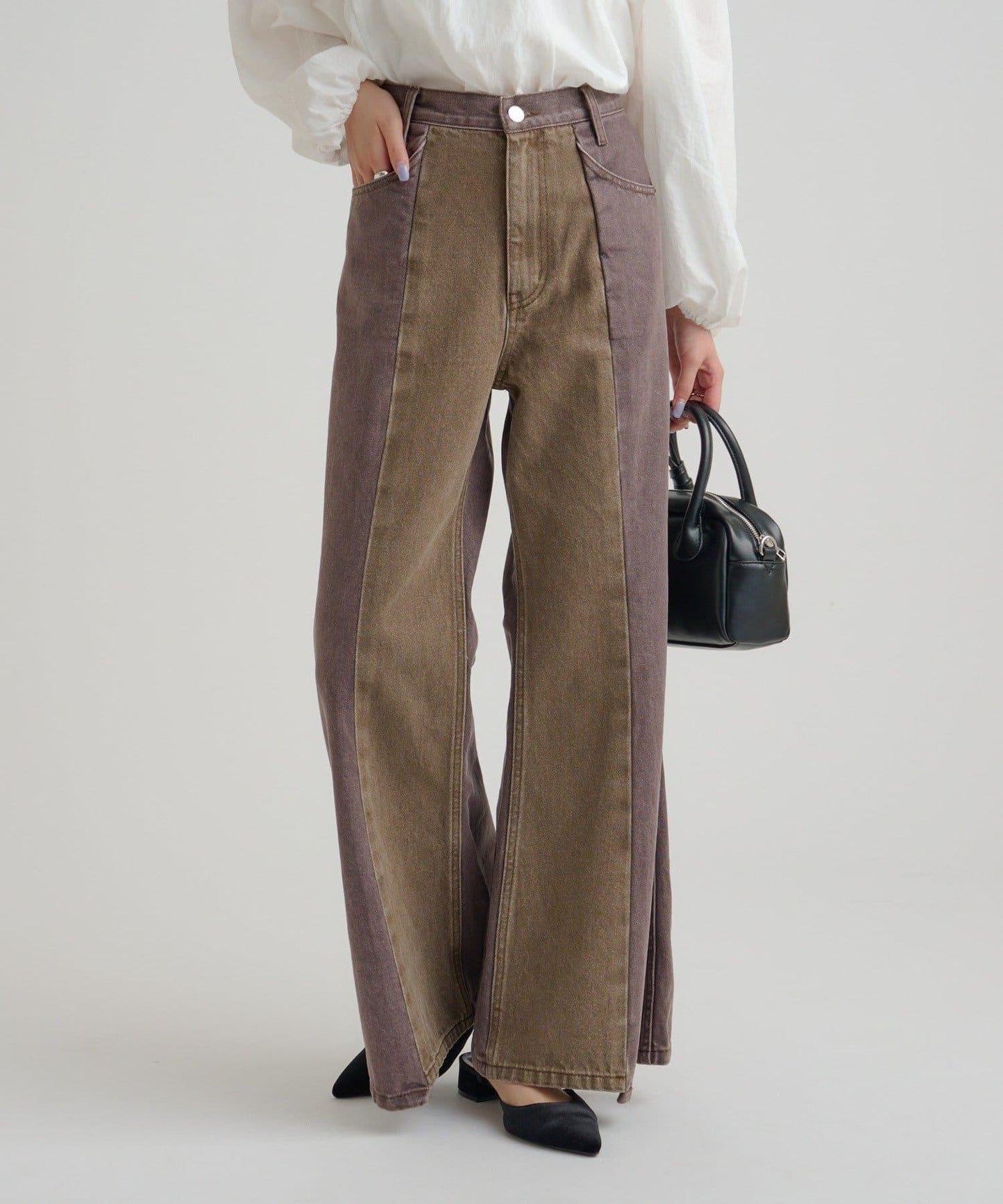 美麗喇叭牛仔褲