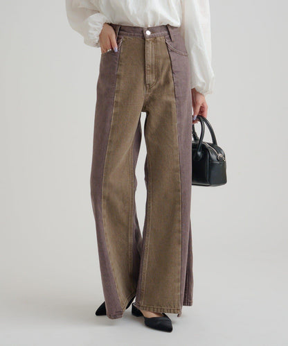 美麗喇叭牛仔褲