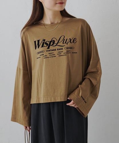 再生棉絲光植絨印花T恤