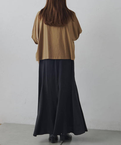 再生棉絲光植絨印花T恤