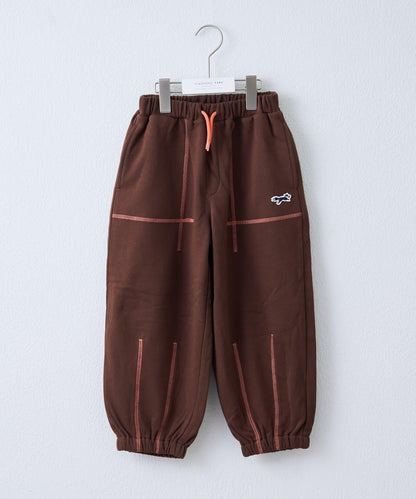 【KIDS】【FOX×TYPY】拼色縫線衛褲