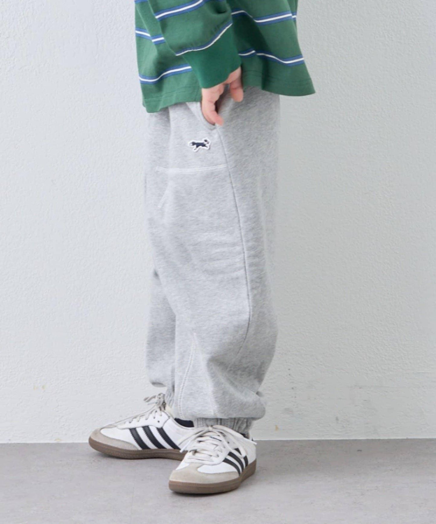 【KIDS】【FOX×TYPY】拼色縫線衛褲