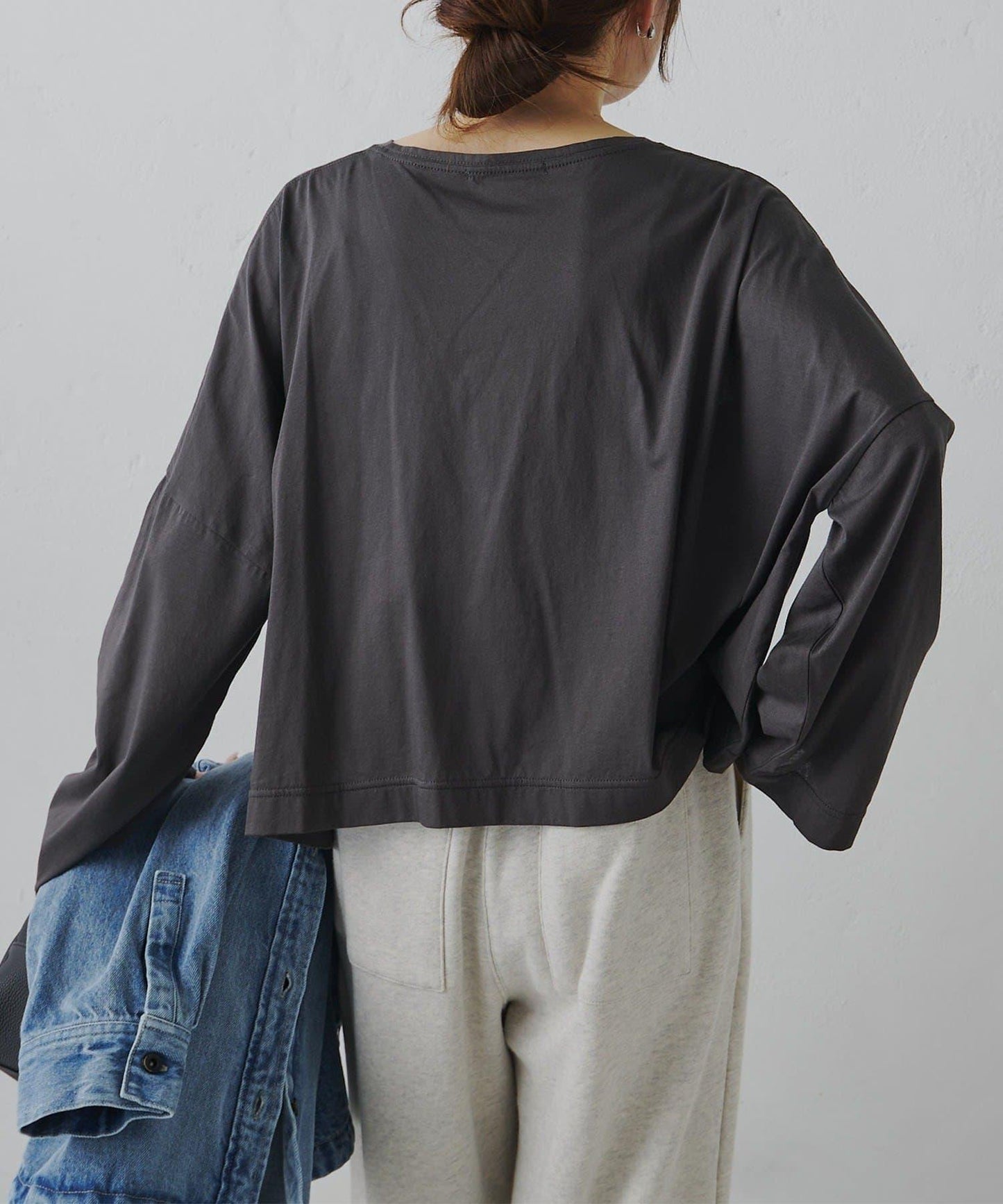 再生棉絲光植絨印花T恤