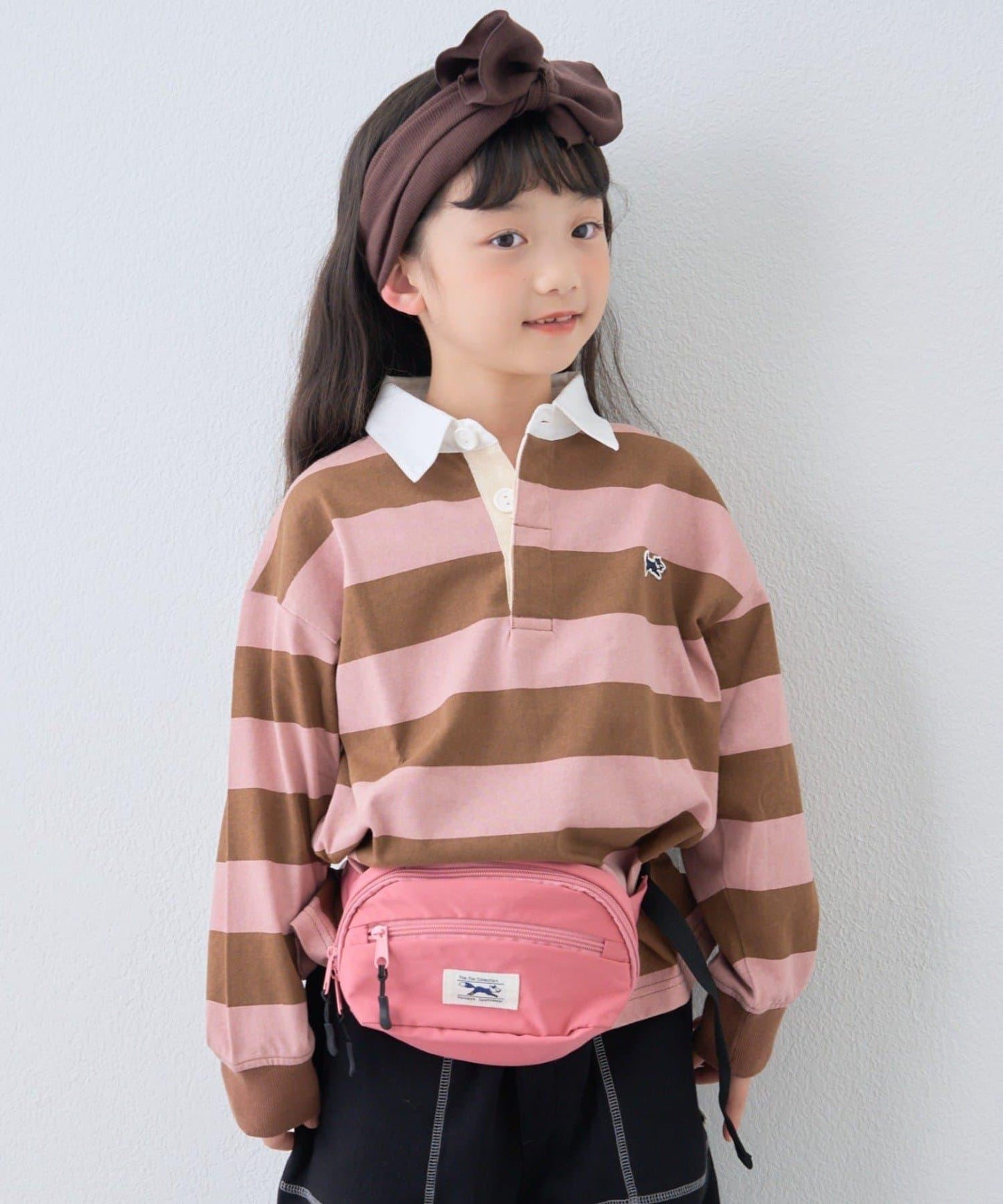 【KIDS】【FOX×TYPY】條紋橄欖球衫