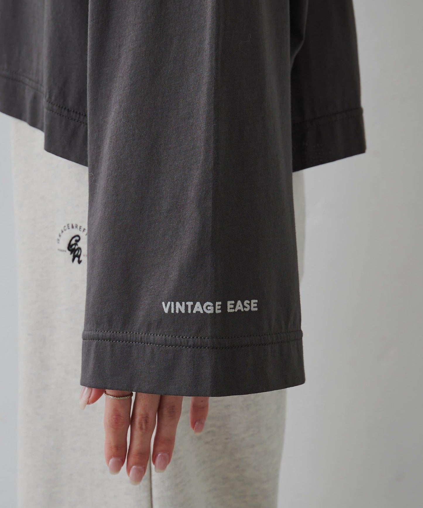 再生棉絲光植絨印花T恤