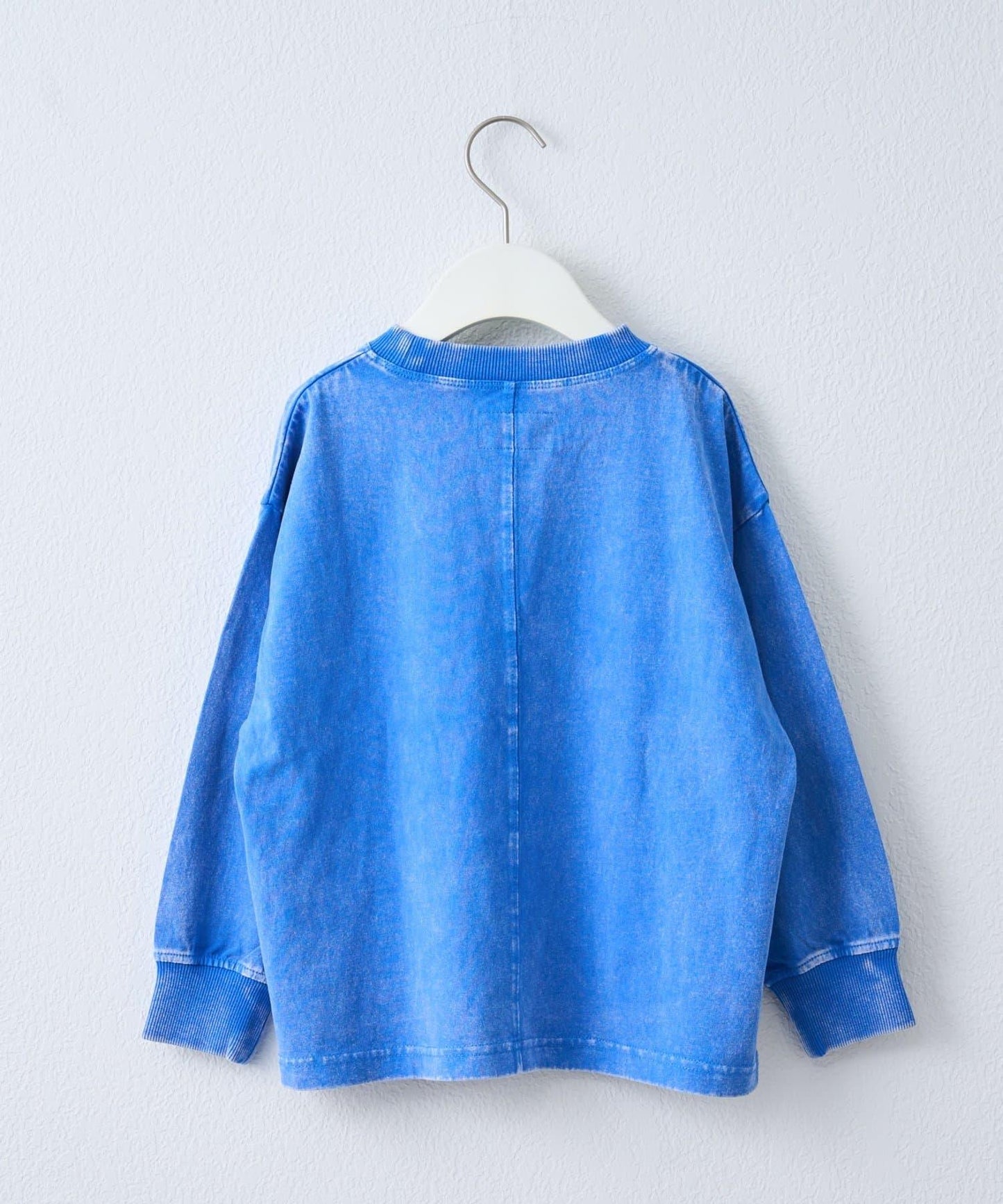 【KIDS】【FOX×TYPY】水洗工藝單點裝飾長袖T恤