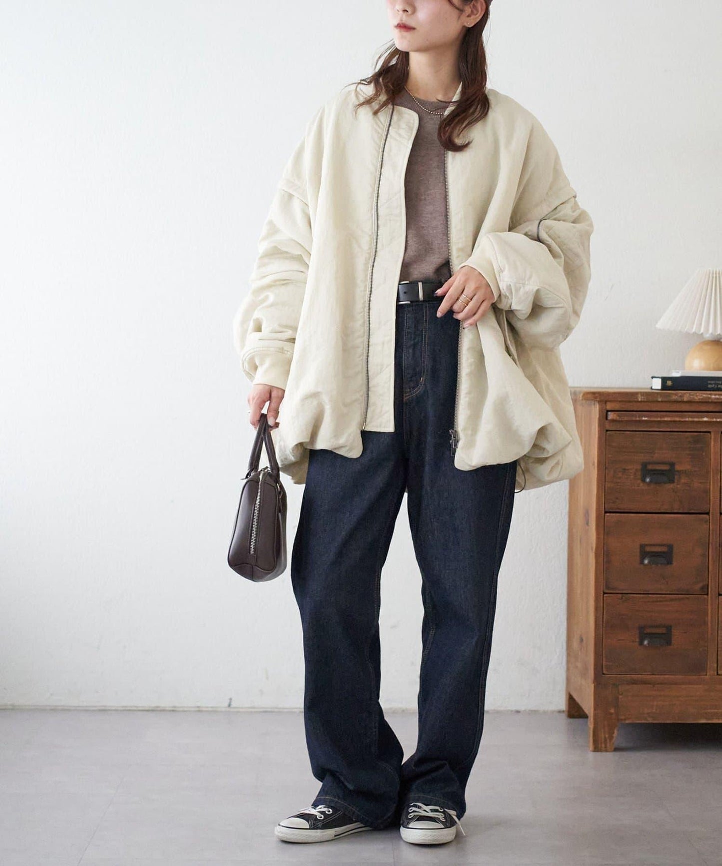 【Discoat】超細羊毛圓領針織衫