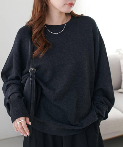 【Discoat】超細羊毛圓領針織衫