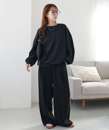 【Discoat】超細羊毛圓領針織衫