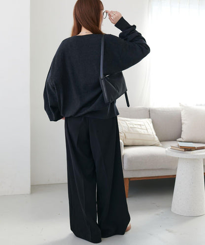 【Discoat】超細羊毛圓領針織衫