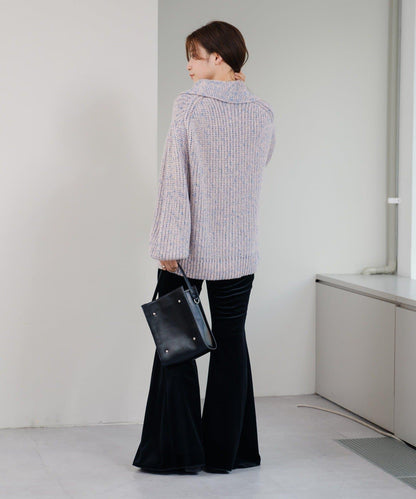 【・部分門店限定/2尺碼可選/小個子尺碼】天鵝絨半身裙褲套裝