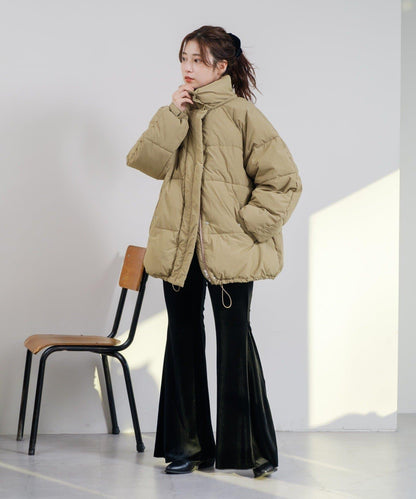 【・部分門店限定/2尺碼可選/小個子尺碼】天鵝絨半身裙褲套裝