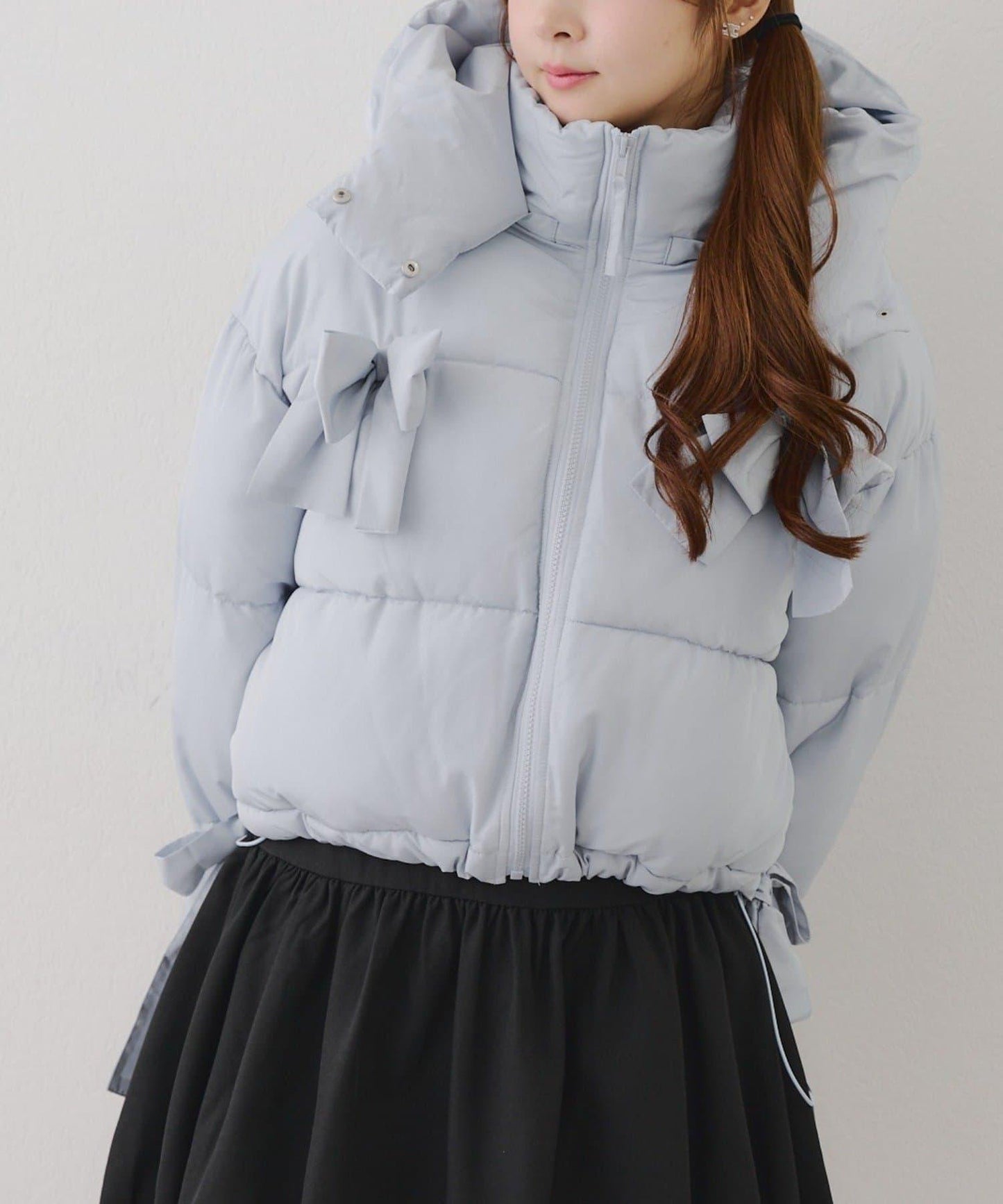 冬季保暖可拆卸蝴蝶結棉服【RMAF】