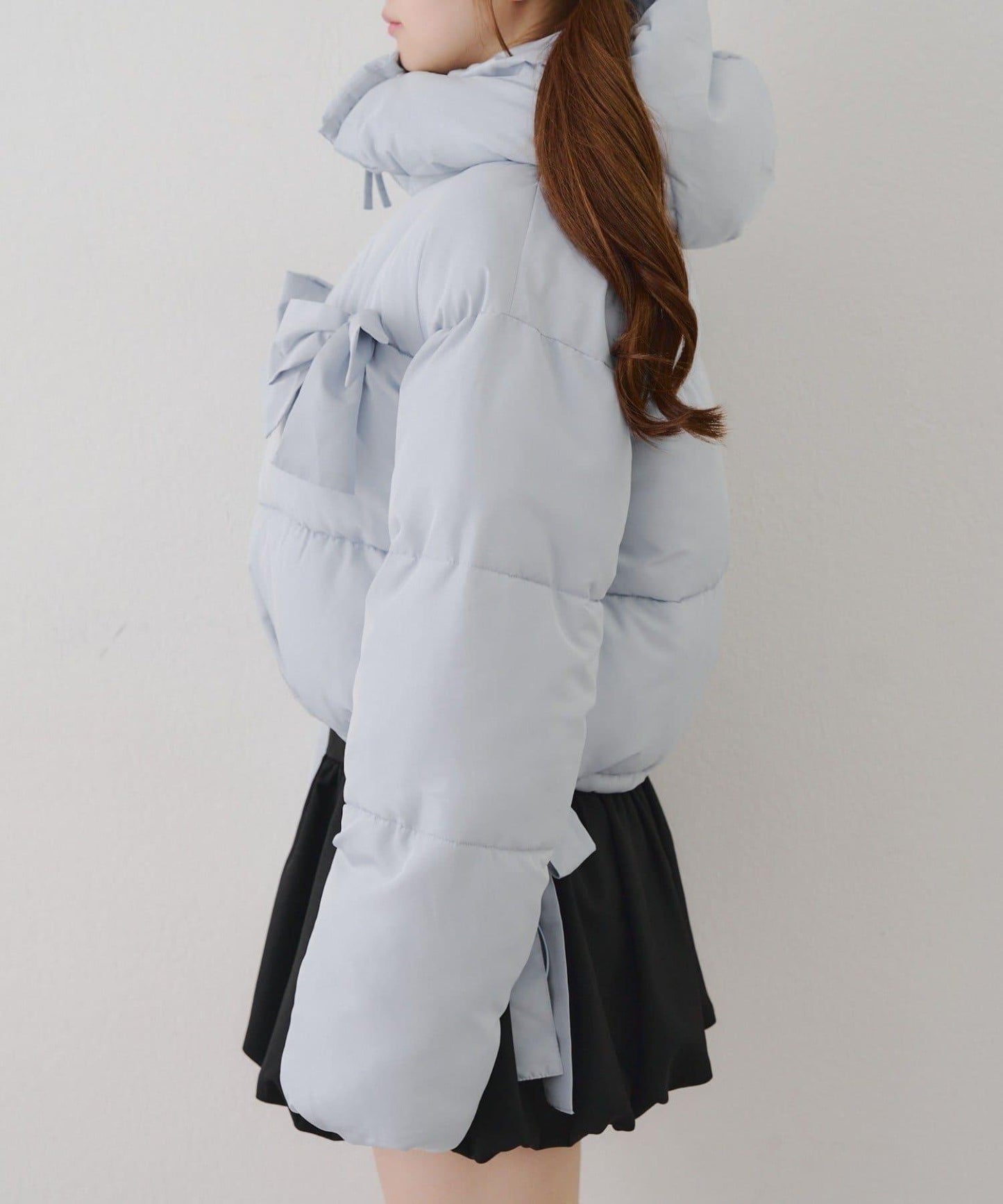 冬季保暖可拆卸蝴蝶結棉服【RMAF】