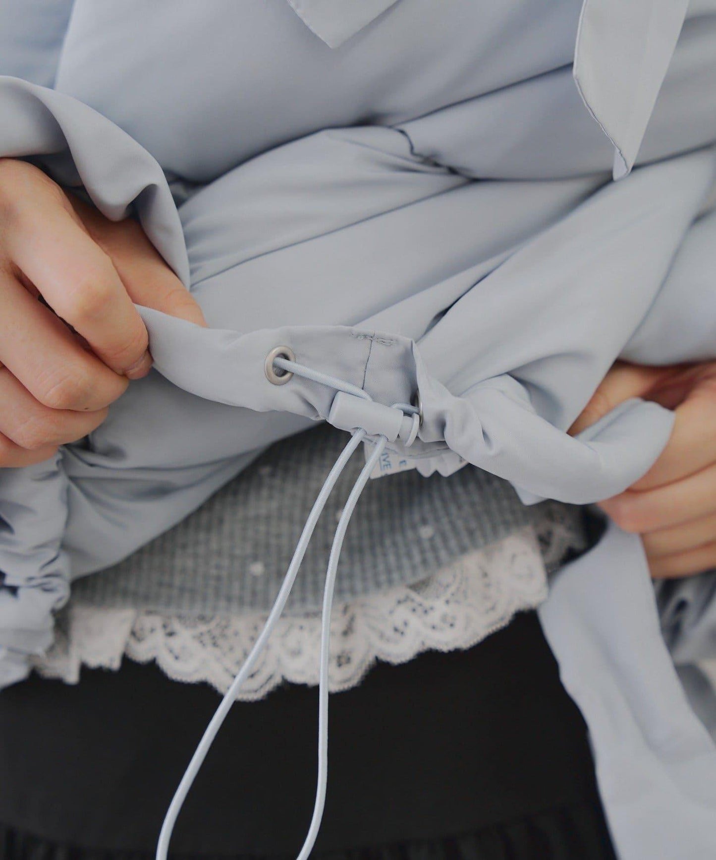 冬季保暖可拆卸蝴蝶結棉服【RMAF】