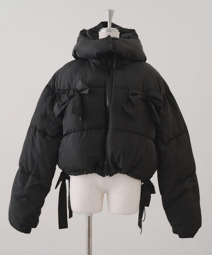 冬季保暖可拆卸蝴蝶結棉服【RMAF】