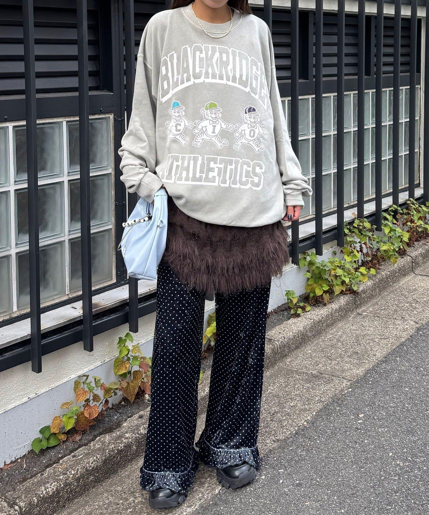 拼接印花水洗衛衣