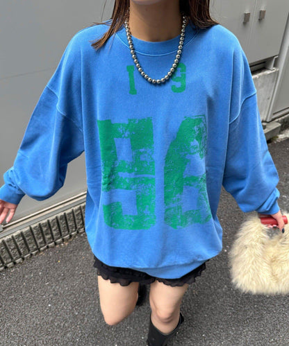 拼接印花水洗衛衣