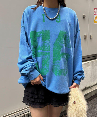 拼接印花水洗衛衣