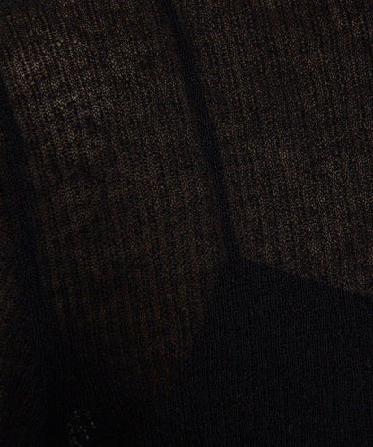 【近日開始】【CHIHAYA聯名】透視羅紋高領衫