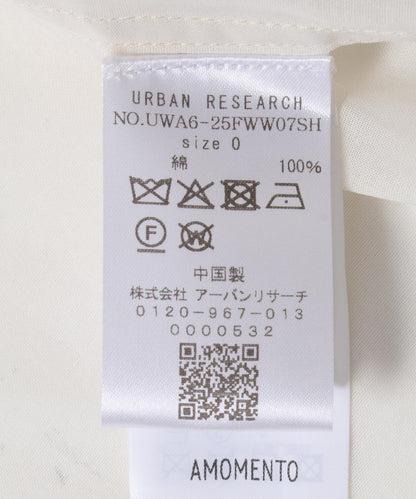AMOMENTO抽屜口袋短款襯衫