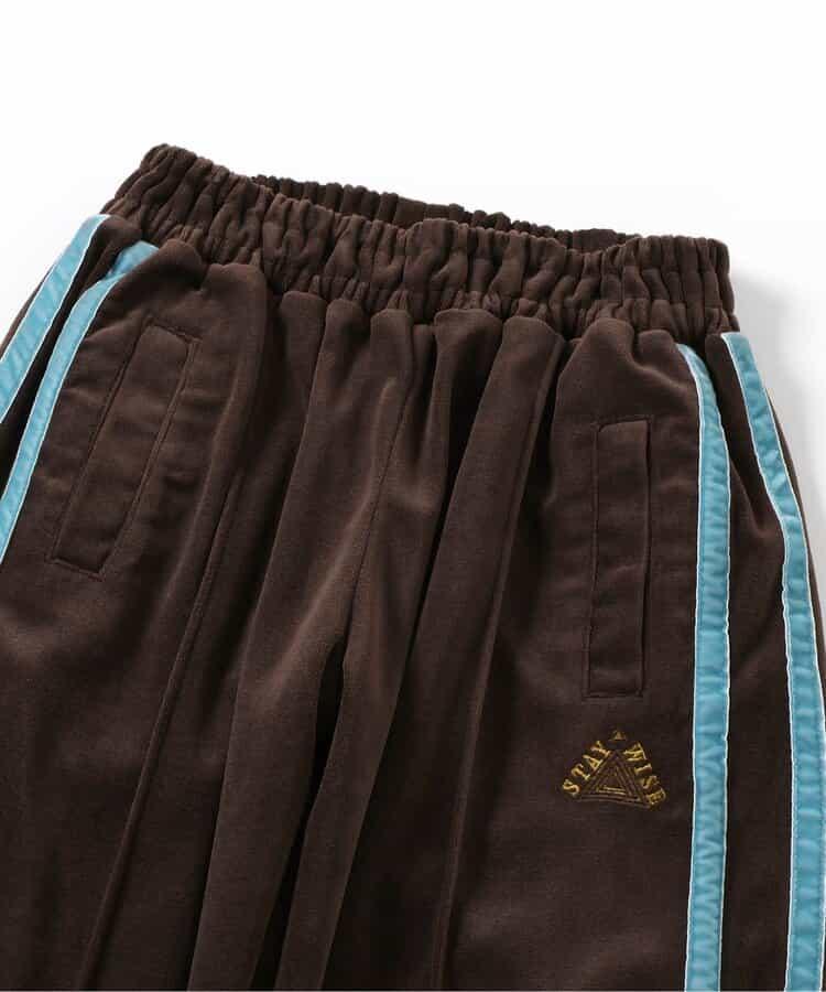 天鵝絨運動長褲（可成套搭配） 十分褲