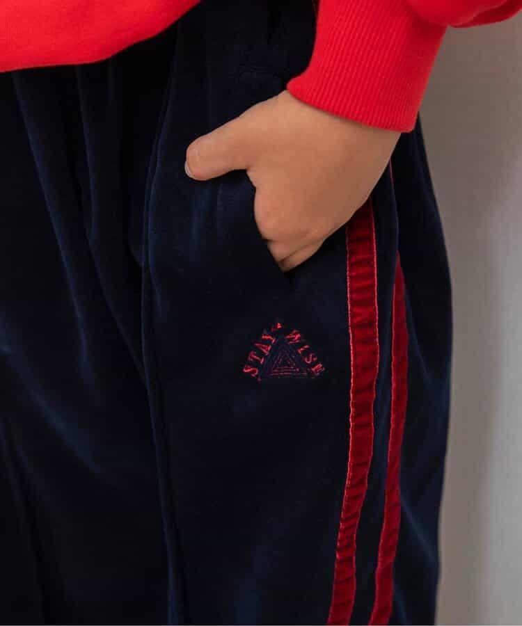 天鵝絨運動長褲（可成套搭配） 十分褲