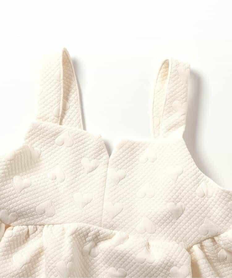 愛心絎縫吊帶背心&全印花內搭2件套