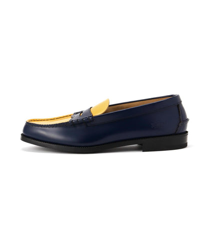 The Kenford Fineshoes/COIN樂福鞋 藏青色×黃色