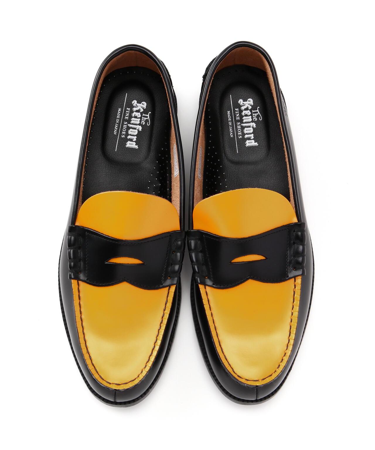The Kenford Fineshoes/COIN樂福鞋 黑色×黃色