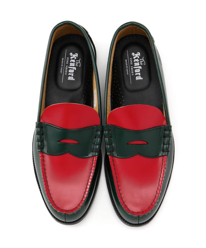 The Kenford Fineshoes/COIN樂福鞋 綠色×紅色