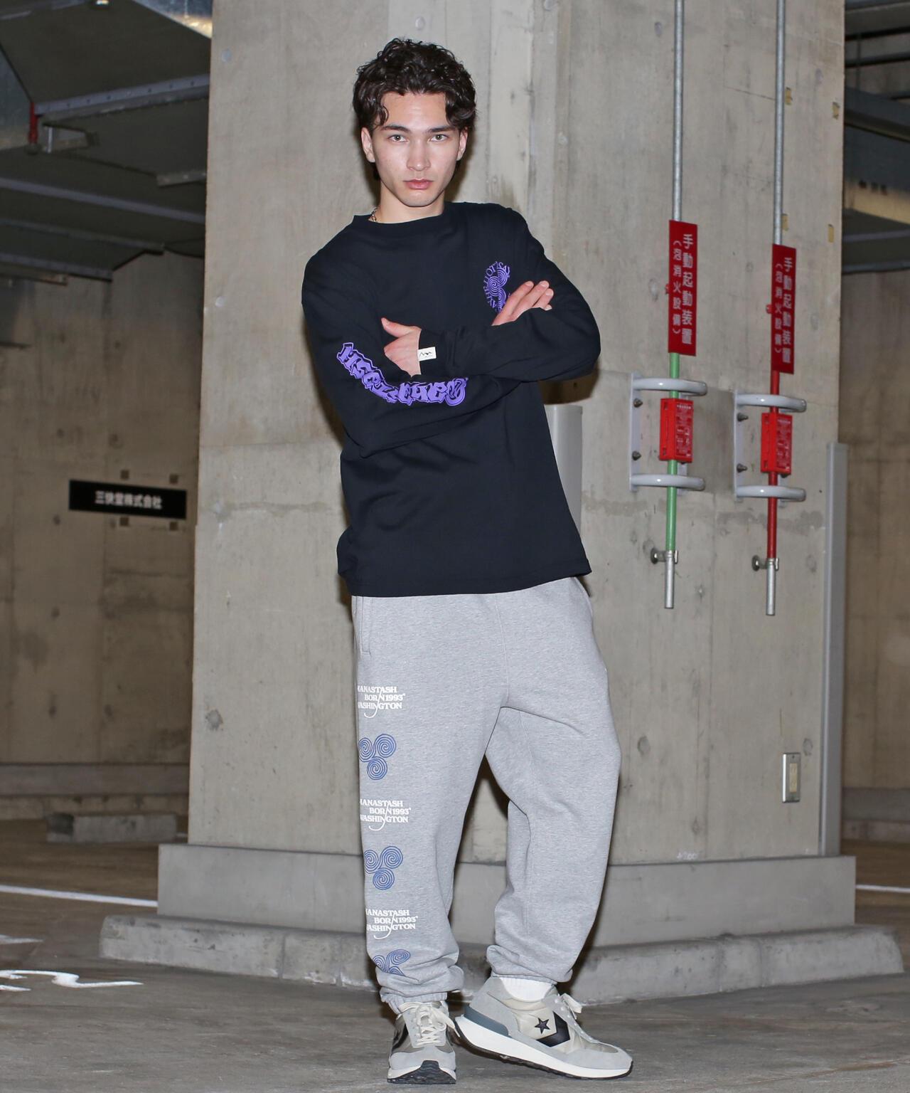 MANASTASH マナスタッシュ SAYHELLO SWEAT PANTS 衛褲