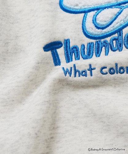 Thunder Bunny / 《Thunder Bunny》 / 特別款寬鬆版型毛圈繡圓領衛衣【限量】