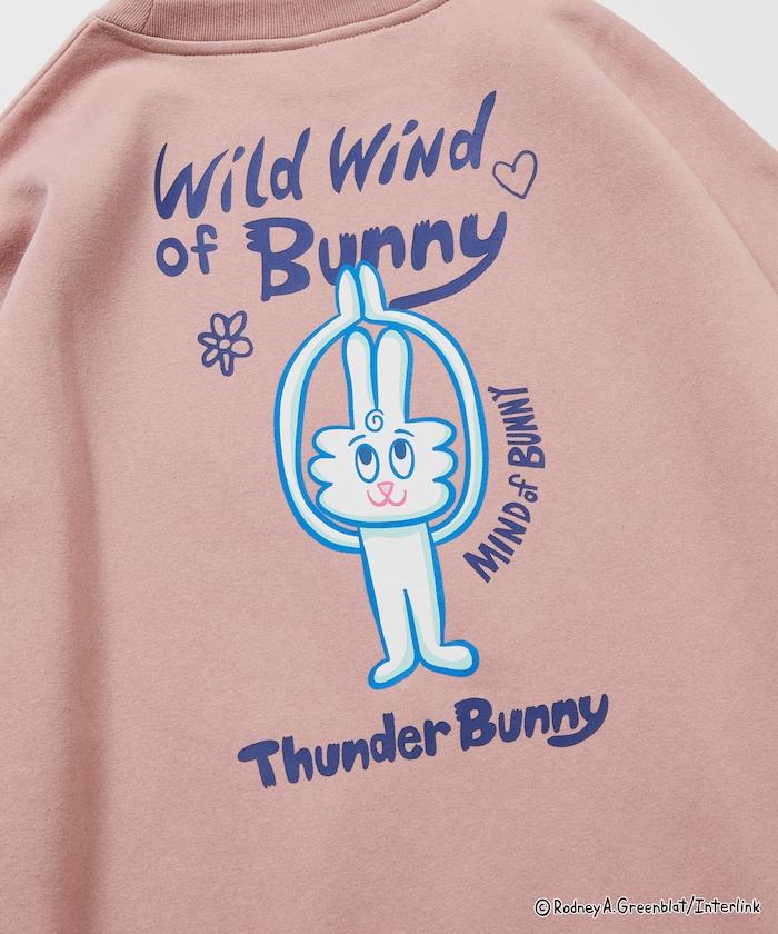 Thunder Bunny / 《Thunder Bunny》 / 特別款寬鬆版型背部印花圓領衛衣【限量】