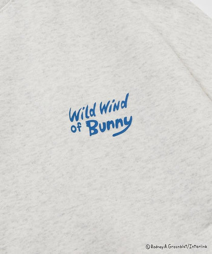 Thunder Bunny / 《Thunder Bunny》 / 特別款寬鬆版型背部印花圓領衛衣【限量】