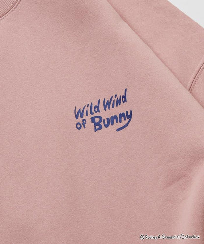 Thunder Bunny / 《Thunder Bunny》 / 特別款寬鬆版型背部印花圓領衛衣【限量】