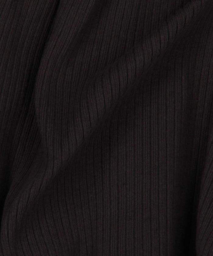 【套裝商品】軍風羅紋2WAY吊帶背心套裝 長袖T恤