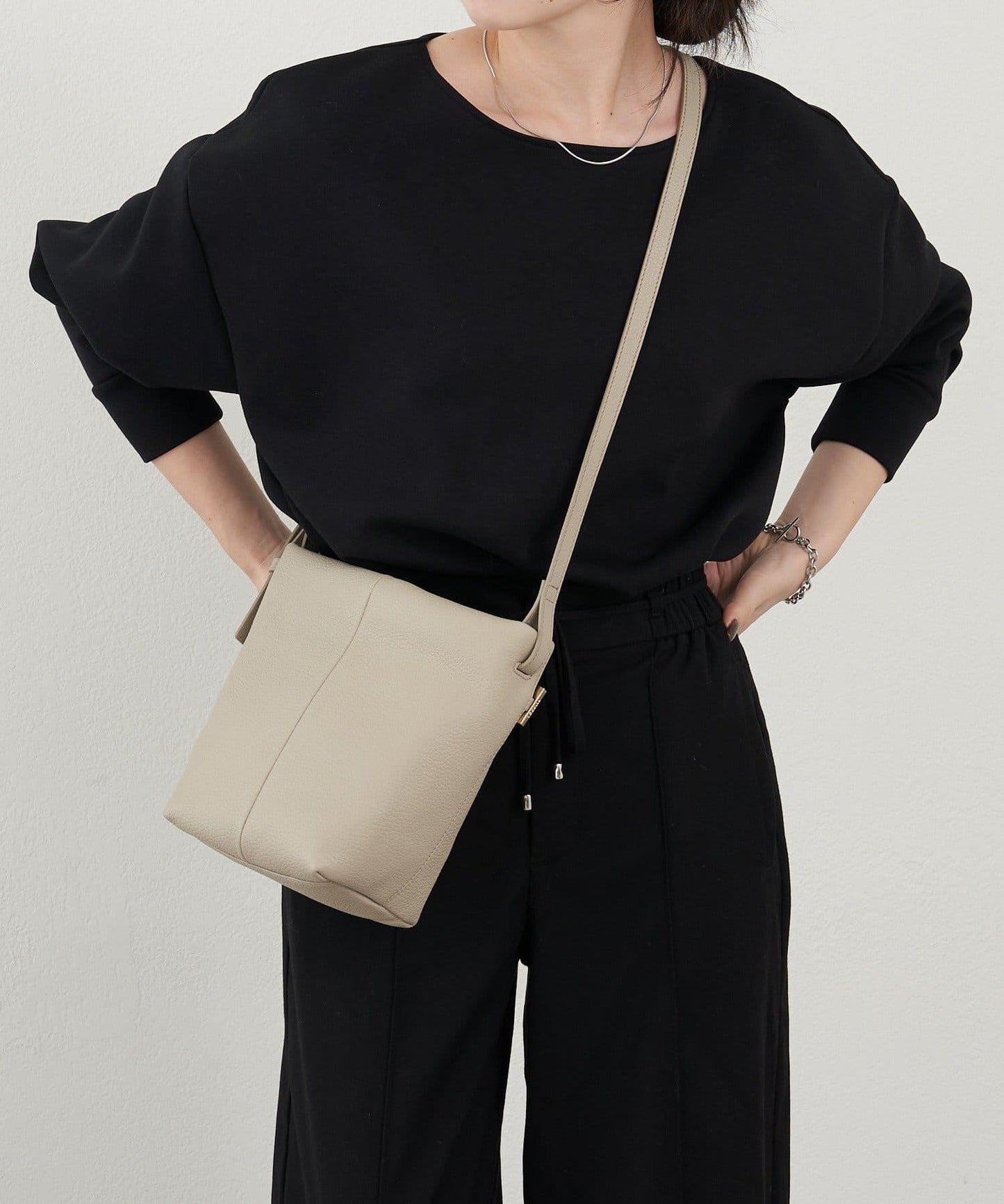 皮革迷你單肩包