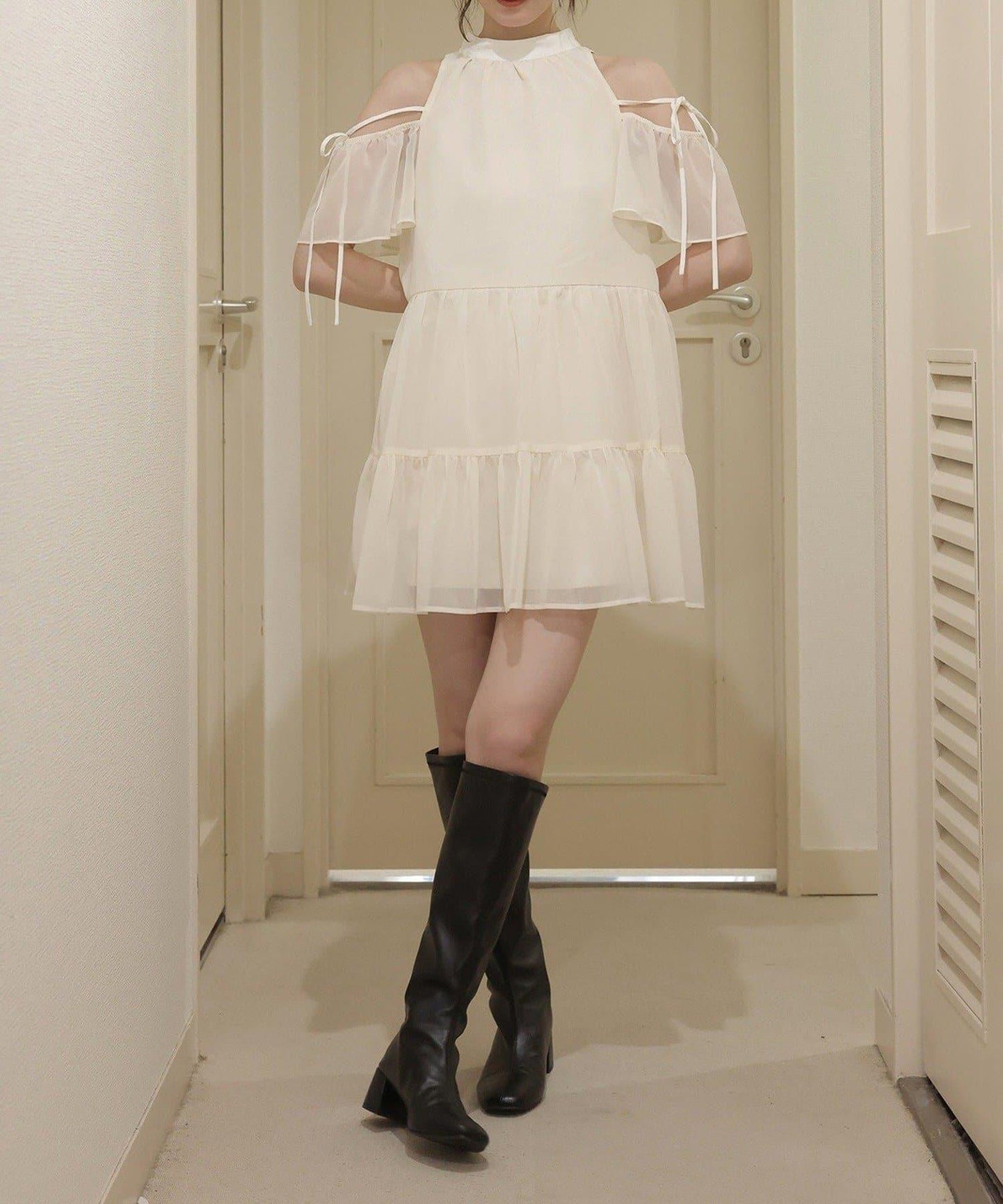 【one after another】美式無袖背心長款上衣