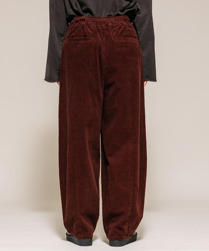 燈芯絨燈籠褲/弧形褲