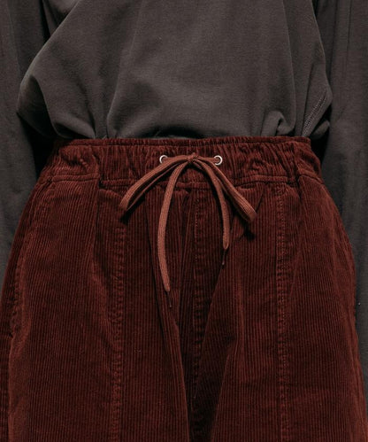 燈芯絨燈籠褲/弧形褲