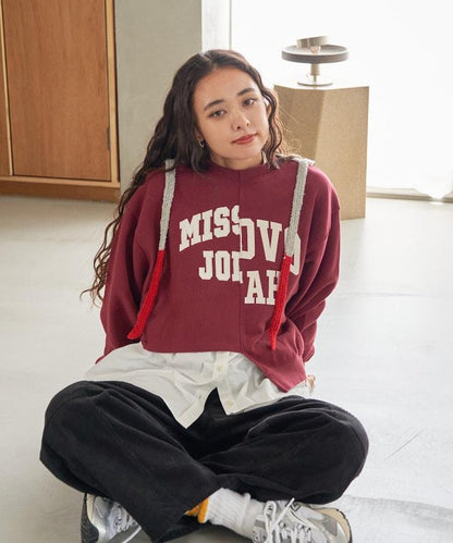 燈芯絨燈籠褲/弧形褲