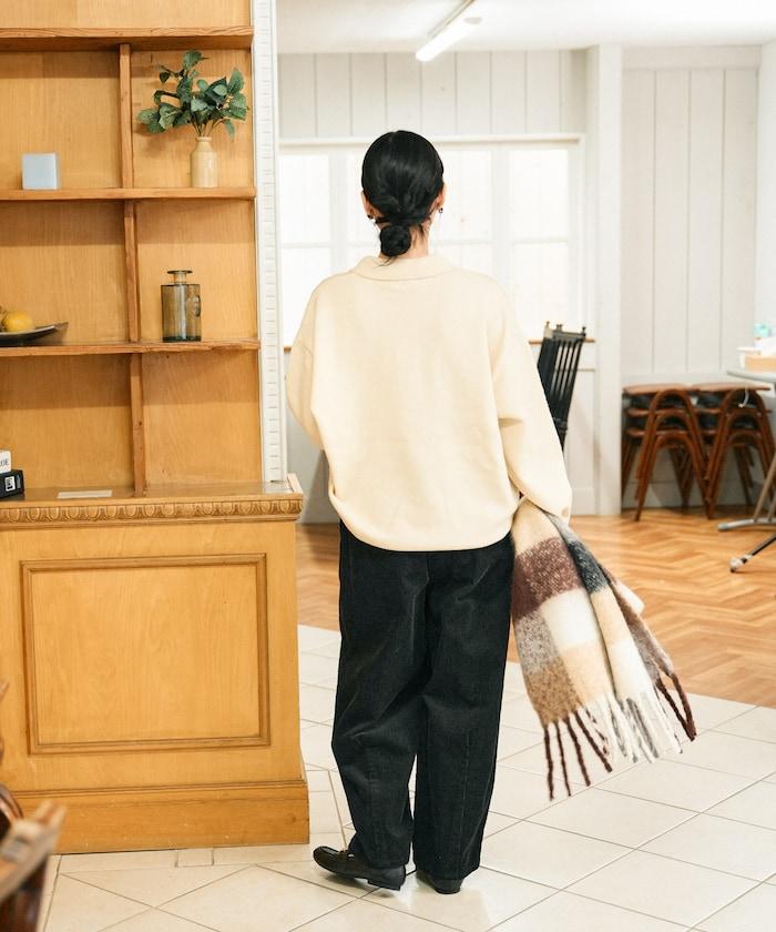 燈芯絨燈籠褲/弧形褲