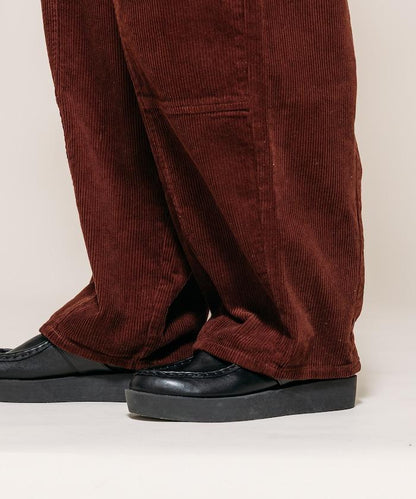 燈芯絨燈籠褲/弧形褲