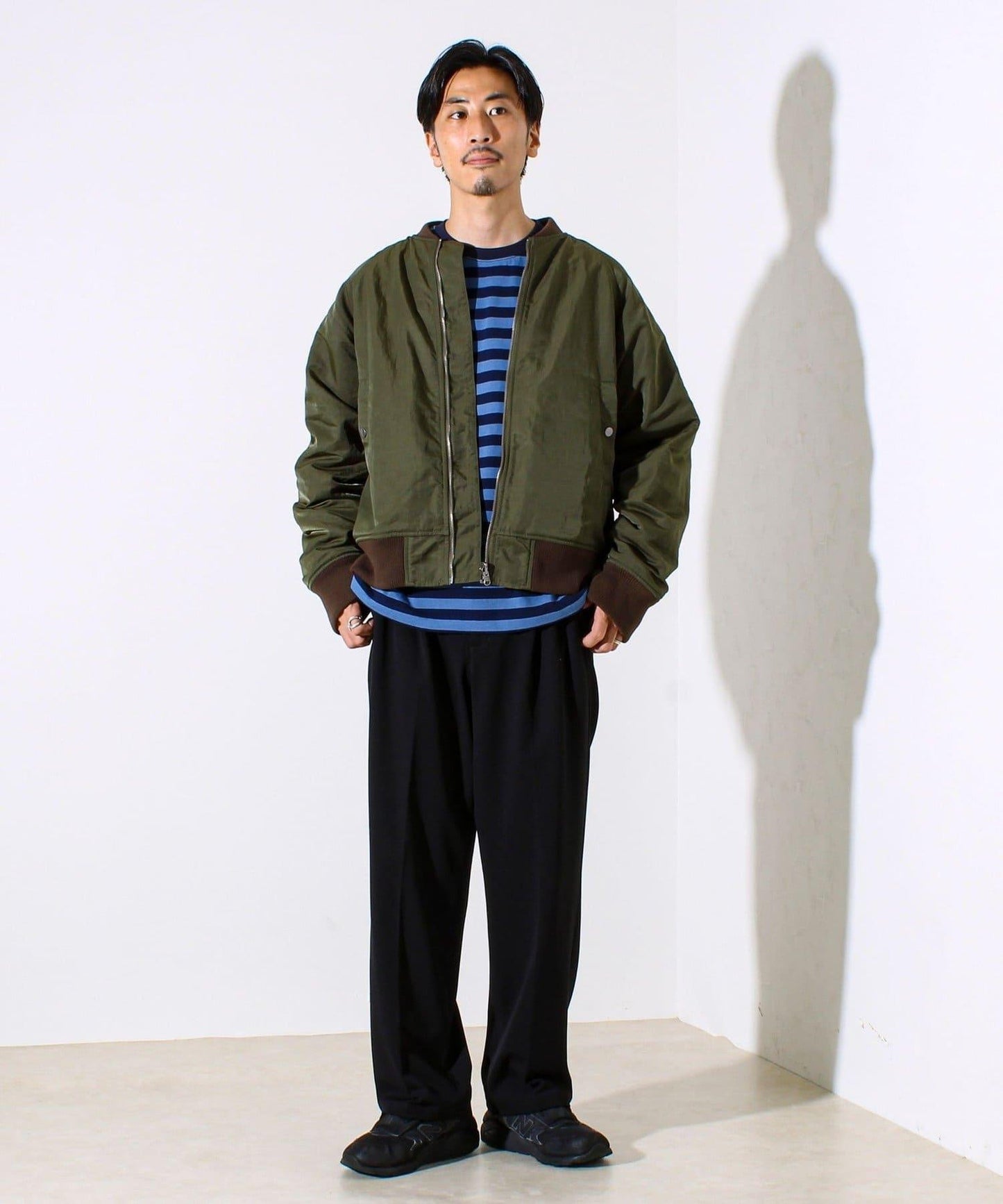 【尼龍×抓絨】2WAY可雙面穿飛行員夾克 MA-1