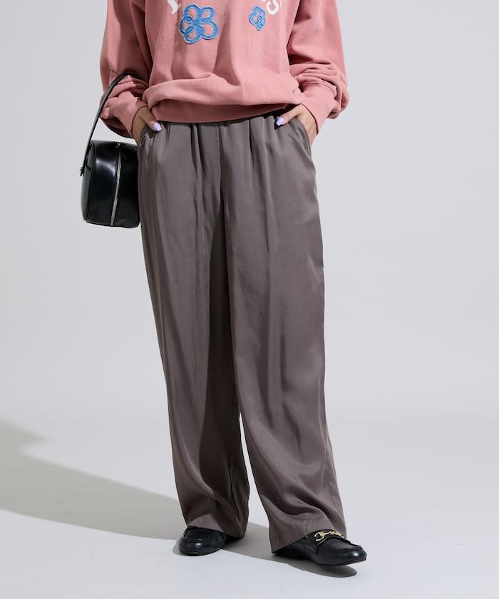 纖維感休閒長褲