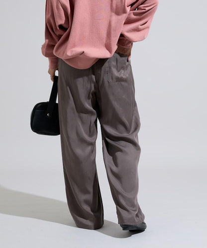 纖維感休閒長褲