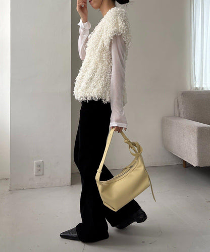 【適合長季節穿著】圈圈紗流蘇上衣